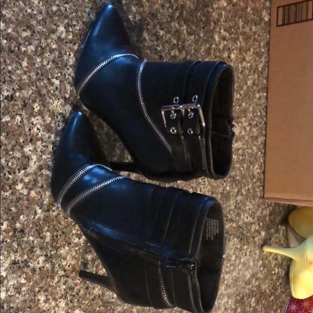 Black booties